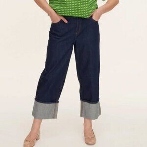 NWT Kate Spade x Target cuffed, cropped jeans, size 14